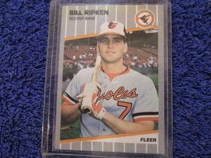 lot 137 image: 1989 Fleer Bill Ripken Black Box Er...