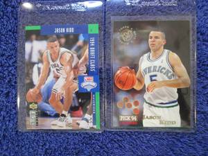 lot 164 image: 2 Jason Kidd Rookie Cards...