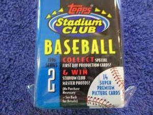 lot 165 image: 9 1993 Topps Stadium Club Baseball ...
