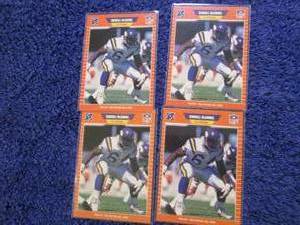 lot 173 image: 4 Randall McDaniel Rookie Cards...