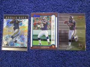 lot 174 image: 3 Daunte Culpepper Rookie Cards...