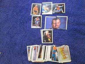 lot 175 image: 90 WWF Wrestling Merlin Stickers...