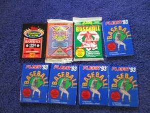 lot 181 image: 8 Assorted Baseball Packs...