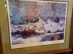 lot 8 image: A Touch of Autumn by Artist Robert J. Schmidt -Signed, 80500