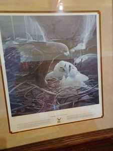 lot 9 image: Loving Majesty - Golden Eagle by Artist Mario Fernandez - Signed, 38290