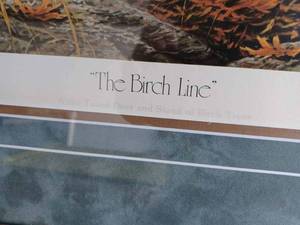 lot 11 image: The Birch Line by Artist Terry Redlin - Signed, 149960, 1981