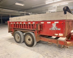 lot 8 image: 2008 Kiefer Built Dumpster Trailer - 14,000# GVWR