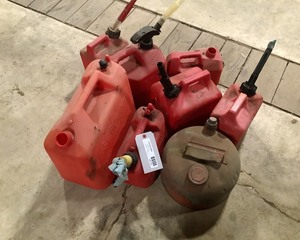 lot 114 image: Gas Cans
