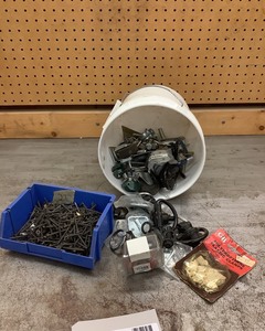 lot 79 image: Bucket of Hardware