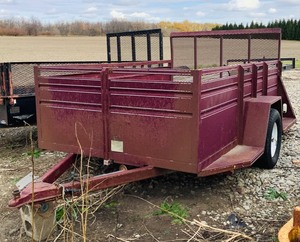 lot 11 image: 1993 Kiefer Utility Trailer 6x10