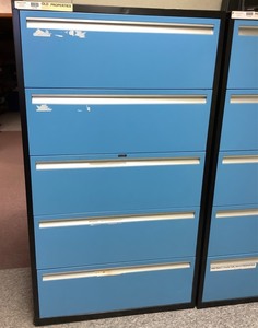 lot 187 image: 5 Drawer Lateral File Cabinet