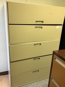 lot 190 image: 5 Shelf Lateral File