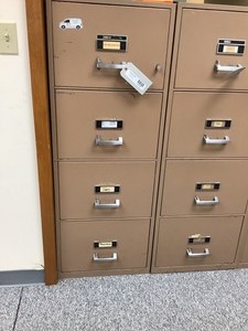 lot 157 image: Fireproof File Cabinet