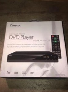 lot 3 image: Impecca Compact Home DVD Player with HDMI and USB playback