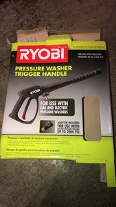 lot 13 image: RYOBI 3,300 PSI Pressure Washer Trigger Gun Kit