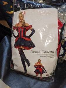 lot 18 image: French CanCan & Dreamgirl Costumes, Sz XL & 3XL