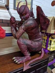 lot 1 image: Life Size Realistic Devil
