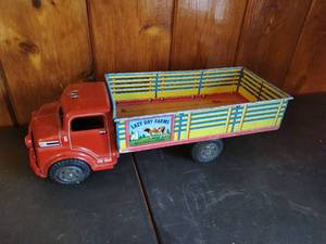 lot 29 image: Vintage MAR Toys Metal Truck