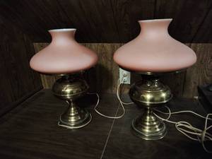 lot 93 image: Two Vintage Conversion Lamps