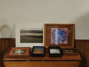 lot 214 image: Collection of Frames and Art