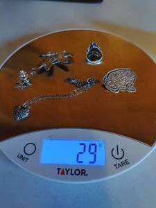 lot 255 image: Collection of Sterling Silver Jewelry