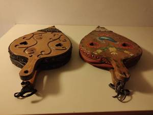 lot 287 image: Two Vintage Fireplace Bellows