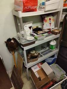 lot 318 image: Contents of Laundry Room Shelves