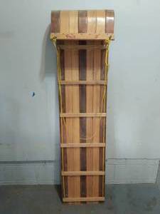 lot 104 image: Vintage Wood Toboggan