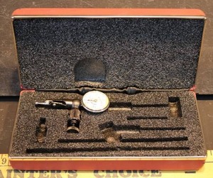 STARETT SURAFACE GAGE #711 IN CASE USA   INDUSTRIAL TOOLING