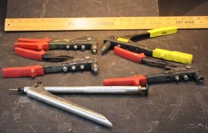 LOT OF MISC RIVET TOOLS