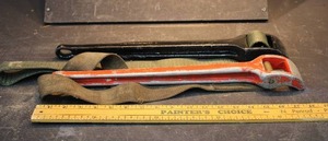 LOT OF 2 18 STRAP WRENCHES USA