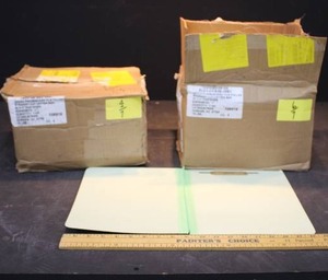 2 CASES 38LBS HEAVY DUTY FILE FOLDERS