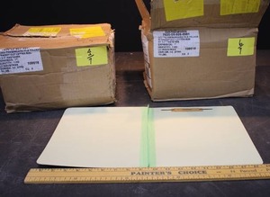 2 CASES 38LBS HEAVY DUTY FILE FOLDERS