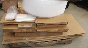 PALLET OF MISC. PACKING SUPPLIES