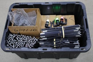LOT OF 140 LED LIGHTS WITH STAKES OVER $2300