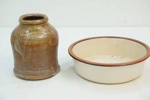Jar and bowl