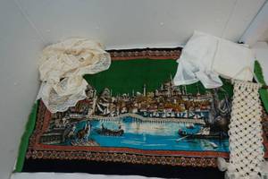 Tapestry, curtains, valance and wall hanging
