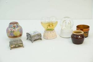 Snow globes, jar, ring box and more