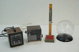 Skirt marker, terrarium, radio and mini heater