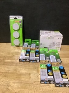 Commercial Electric & GE LED UnderCabinet Lights & Flood Light. See Pictures
