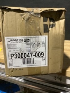 Progress Lighting Calhoun Collection 21-58 in. 3-Light Brushed Nickel Clear Glass Farmhouse Bath Vanity Light. See Pictures