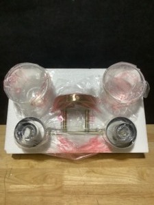 Kenroy Home Delgato 2-Light Antique Brass Bathroom Vanity Light. See Pictures
