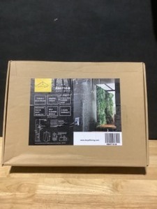 Boyel Living 10 in. Wall Mount High Pressure Dual Shower Heads and Handheld Shower Head in Brushed Nickel. See Pictures