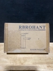 Boyel Living Single Hole Single Handle Bathroom Faucet with Deck Mount in Matte Black. See Pictures