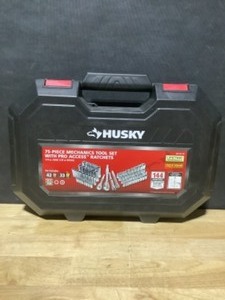 Husky 144-Tooth Mechanics Tool Set (75-Piece). See Pictures