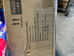 Pallet of Assorted Dining Chairs, Stools, Lighting Fixture, Garbage Can & More Household Items. See Pictures