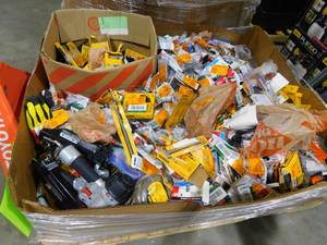 lot 11 image: WHOLESALE PALLET LOT HARDWARE  STAPLES  BITS  TOOLS