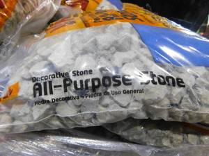 lot 16 image: (128) 0.5 cu. ft. Bagged All Purpose Stone Bags  32 cu. ft.  Pallet x 2