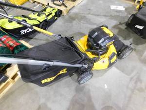 lot 57 image: DEWALT 21.5 in. 20-Volt MAX Lithium-Ion Cordless Battery Walk Behind Self Propelled Mower