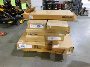 lot 64 image: PALLET LOT OF 13 MAIN ELECTRICAL PANELS